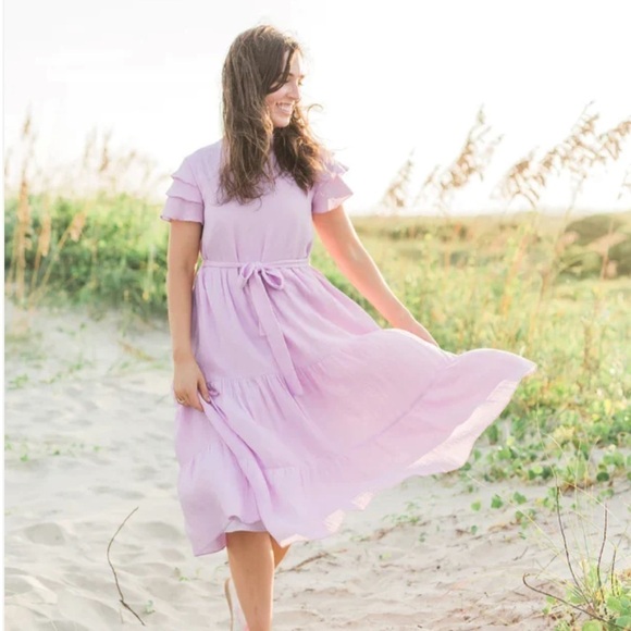 NWT Victoria Dunn Almafi Flutter Lilac size Small - Picture 2 of 11